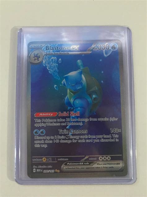 Pokemon Cards Blastoise Ex Sar Sv Eng Hobbies Toys Toys