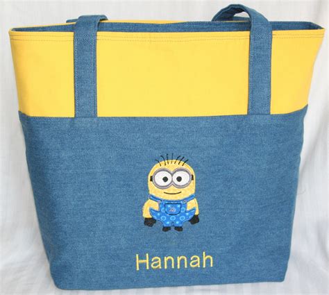 Personalized Minion Despicable Me Tote Bag