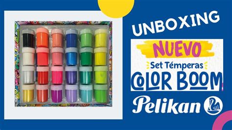 Unboxing Nuevo Set De T Mperas Color Boom De Pelikan Youtube