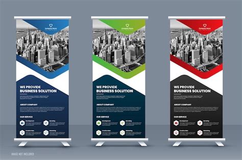 Premium Vector Creative Corporate Business Agency Vertical Roll Up Banner Template Design