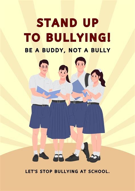 Stand Up To Bullying Posters