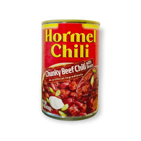 Usa Hormel Chili Chunky Beef With Beans 425 Grams Lazada Ph