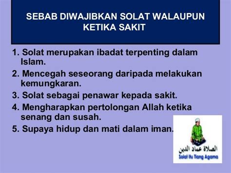 Solat Ketika Sakit