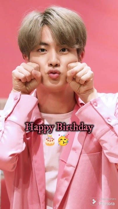 Happy Birthday World Wide Handsome 🤭💜💜💜🎂🥳🥳happybirthday Jin Fypシ゚viral Bts Btsarmy