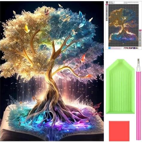 Diamond Painting Diamond Painting Arbre De Vie Peinture Diamant