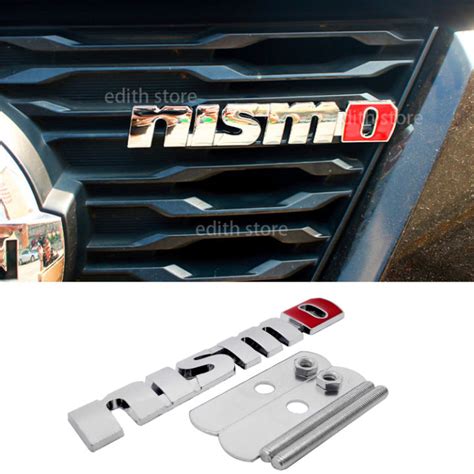 Piece D Metal For Nismo Logo Car Front Grille Emblem Badge Sticker