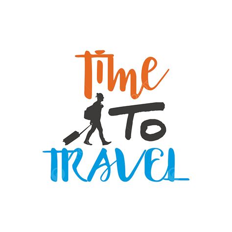 Time Travel Clipart PNG Images, Time To Travel Quote Lettering, Time ...