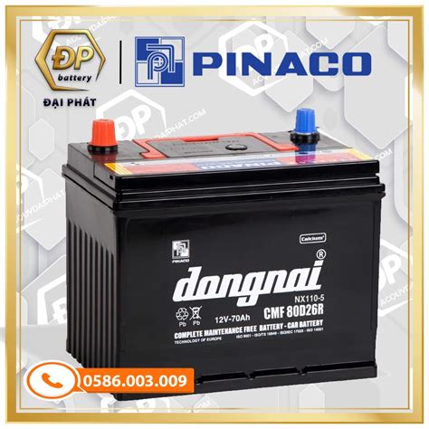 Ắc Quy Đồng Nai CMF 80D26R 12V 70Ah