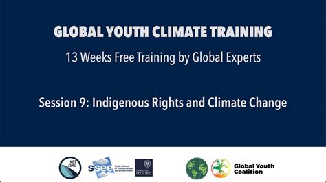 Global Youth Climate Training Session Indigenous Rights And