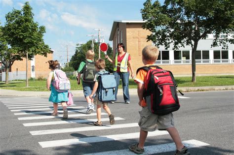 Children Crossing The Road Stock Photo Free Download