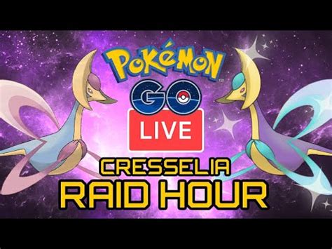 Hosting Cresselia Raids Live Pokemon GO Raid Hour YouTube