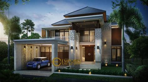 Jasa Arsitek Desain Rumah Bali Modern Lantai Luas M Lebar M