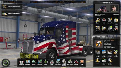 American Trucking Simulator Episode 16 Trucking Around Kansas YouTube