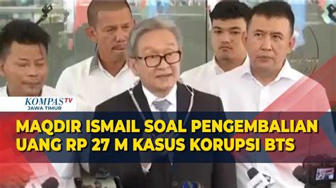 Full Pernyataan Pers Maqdir Ismail Usai Kembalikan Uang Rp Miliar