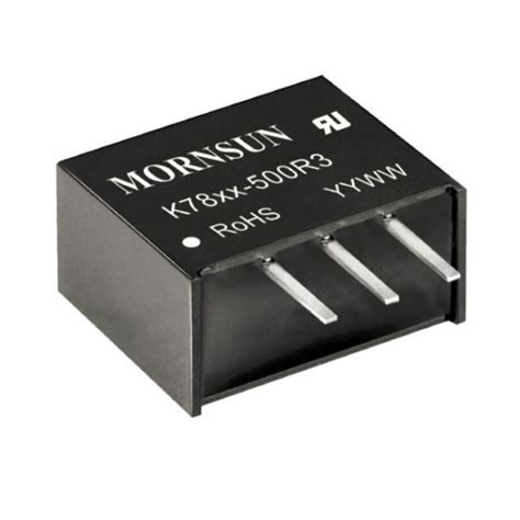 K7812 500R3 Mornsun 12V 12V Output DC DC Converter 0 5W Power Supply