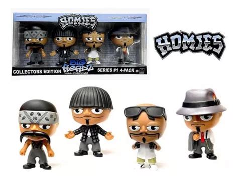 Homies Big Headz Series 1 Edición De Colección 4 Pack Meses Sin Intereses