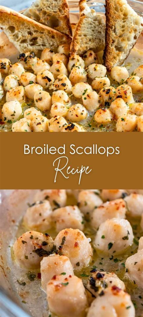 how long to broil scallops