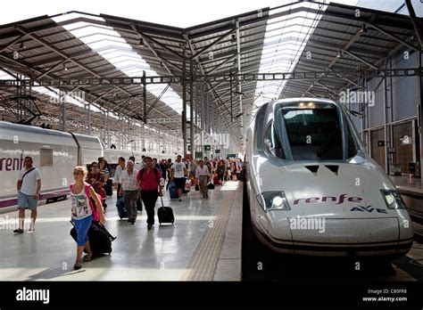 Ave Train Station Maria Zambrano Malaga Costa del Sol Andalusia Spain Stock Photo - Alamy