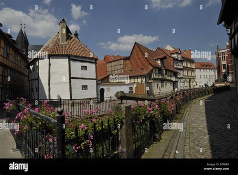 Quedlinburg Old Town Stock Photo - Alamy