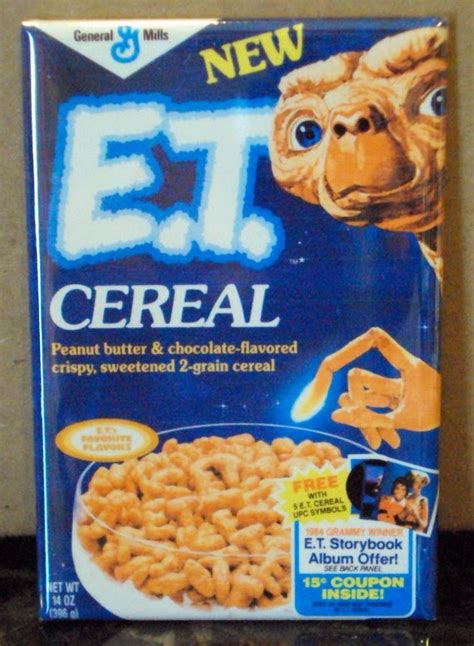 Photos And Video Of Et Cereal Retro 80s Movie Tie In Food