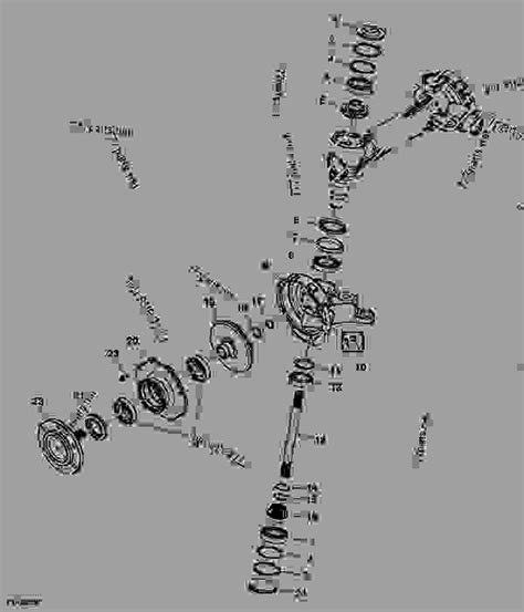 Front Spindles And Final Drive Gears Mfwd Tractor Compact Utility John Deere 3038e