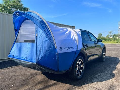 Truck Tent Camping in the Hyundai Santa Cruz : r/Hyundai