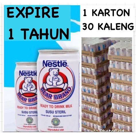 Jual SUSU BERUANG BEAR BRAND NESTLE 189 ML KARTONAN 30 KALENG Shopee