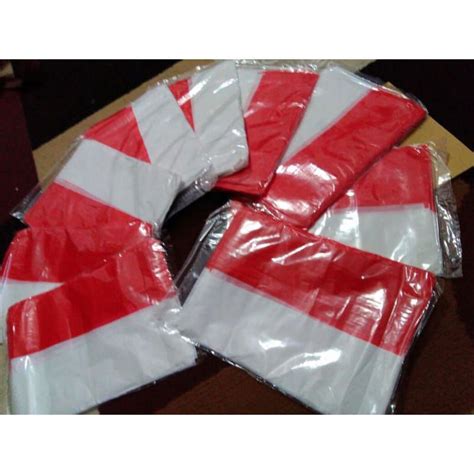 Jual Bendera Plastik Merah Putih Agustusan Bendera Hut Ri Shopee