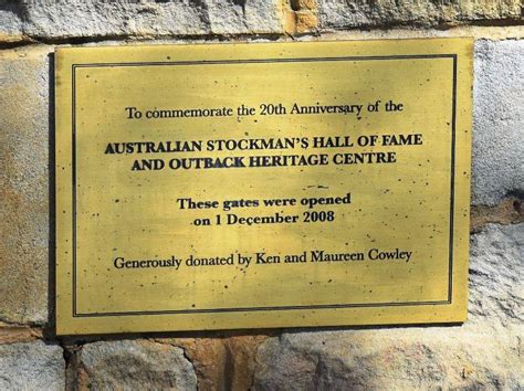 20th Anniversary of the Australian Stockman`s Hall of Fame | Monument Australia