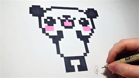 Pixel Art Facile Panda