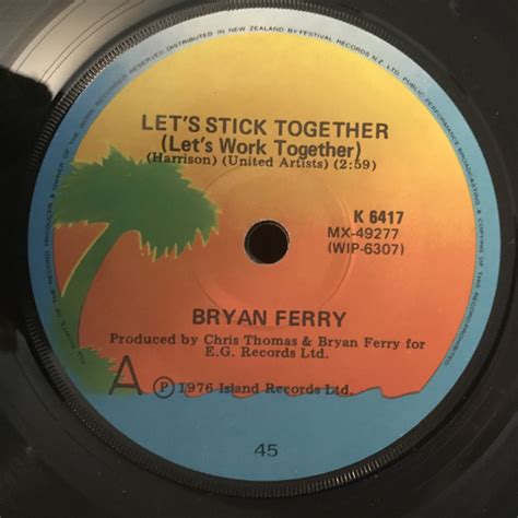 Bryan Ferry - Let's Stick Together (1976, Vinyl) | Discogs