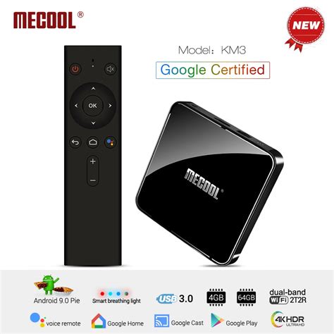 Mecool Km Android Tv Box Gb Ddr Ram Gb Rom Google Certified