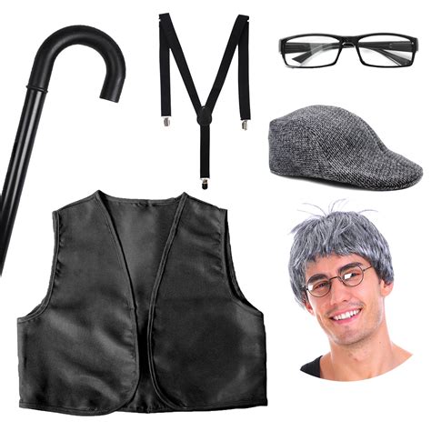 Old Man Grandpa Costume Kit (Children/Adult) – The Party Inventory