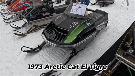 1973 Arctic Cat El Tigre Snowmobile Youtube