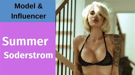 Summer Soderstrom Bikini Model Social Media Influencer Bio