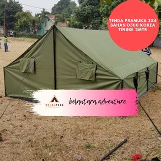 Jual Tenda Pramuka X Meter Kapasitas Orang Bahan D