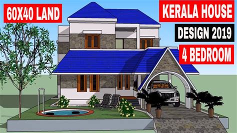 4 Bedroom Duplex House Design New Kerala House Design Plan 2019 3d