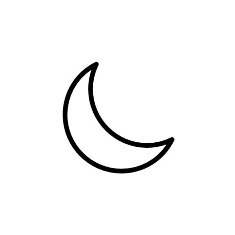 Half Moon Silhouette at GetDrawings | Free download