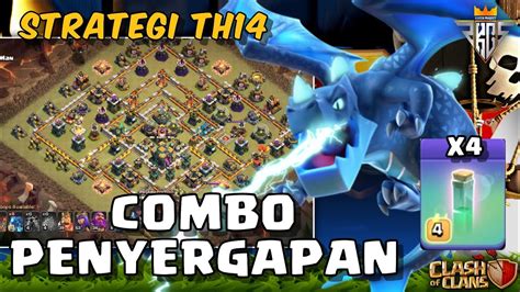 STRATEGI WAR TH14 NAGA ELEKTRO CLASH OF CLANS YouTube