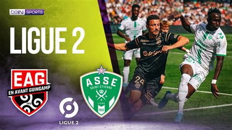 Guingamp Vs Saint Etienne LIGUE 2 HIGHLIGHTS 09 17 2022 BeIN