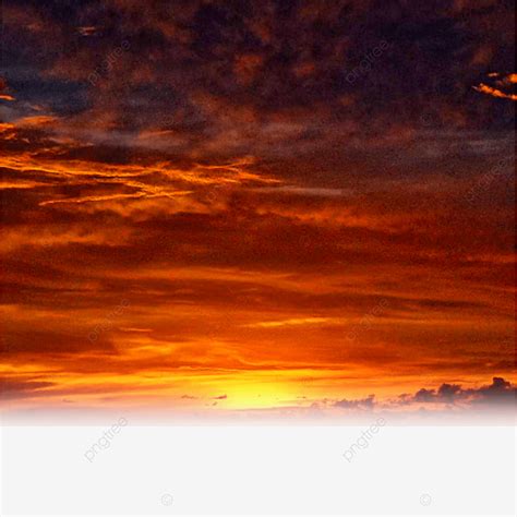 Sunset Sky White Transparent Sky Sunset Png Image Decoration Sky