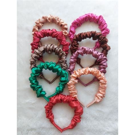 Jual Bando Scrunchie Lusinan Bando Nagita Viral 12 Pcs Shopee Indonesia