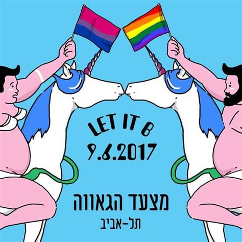 Let It B Official Poster For The Pride Parade In Tel Aviv Bi