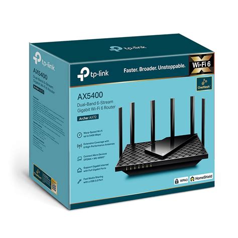 Archer AX72 (RU) | AX5400 Dual-Band Gigabit Wi-Fi 6 Router | TP-Link ...