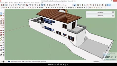 Curso SketchUp Básico Gratuito 37 40 Eliminando linhas e aplicando