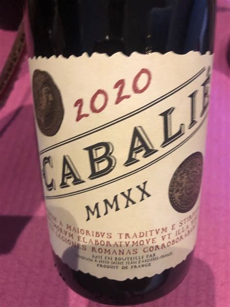 2020 Cabalie Vin De France Blanc France Vin De France CellarTracker