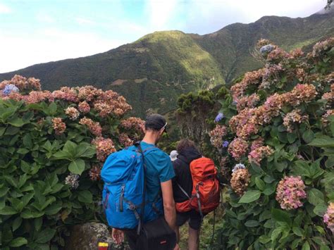 Hiking on Sao Jorge of the Azores Islands