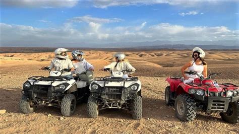 Marrakech Excursion dans le désert d Agafay en quad ou à dos de