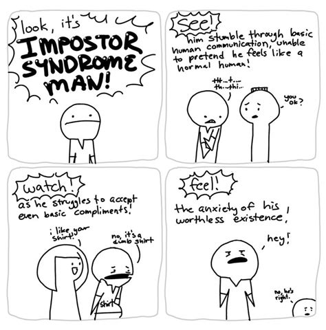 「comic Impostor Syndrome Man 」jim Mortensenの漫画