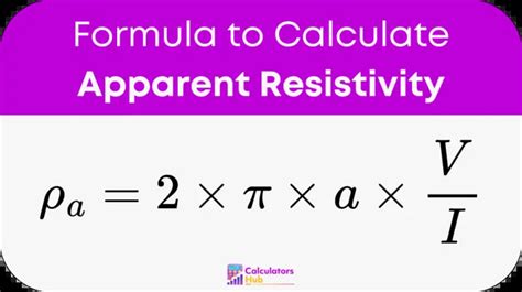 Apparent Resistivity Calculator